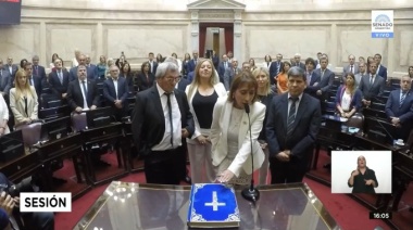 Cristina López juró como Senadora Nacional