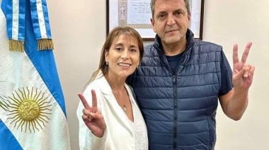La senadora Nacional Cristina López se reunió con Sergio Massa