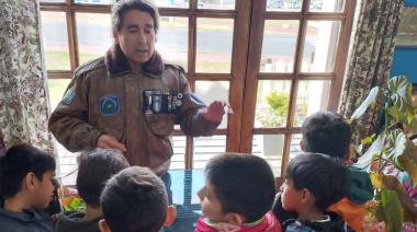 Alumnos de la Escuela N°13 visitaron el Espacio Pensar Malvinas