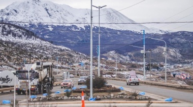 Corte y reducción de calzada en Héroes de Malvinas para la reparación de la rotonda de Andorra