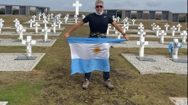 Representante del Círculo Policía Federal participó de la Maratón de Malvinas