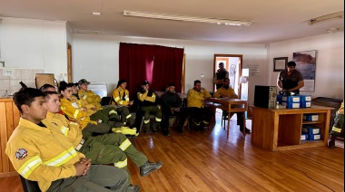 Contniúan las capacitacioes para el fortalecimiento de las brigadas contra incendios forestales en Tierra del Fuego