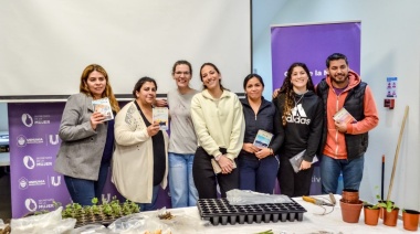 "Creá tu Jardín": La Municipalidad de Ushuaia ofreció un nuevo taller