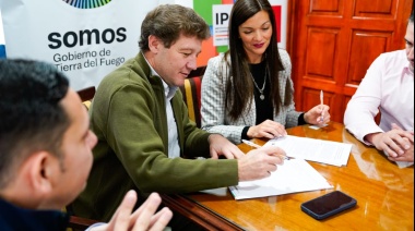 Melella firmó un convenio con el Concejo Deliberante de Río Grande para capacitar a personal de esa institución