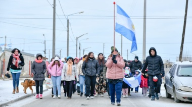 Con un "Banderazo desde el Fin del Mundo", Tierra del Fuego conmemoró un nuevo 20 de junio