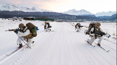 El Batallón de Infantería de Marina N° 4 realizó adiestramiento invernal
