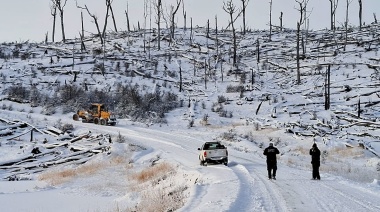 Por las intensas nevadas recomiendan tomar precauciones antes de salir a la ruta