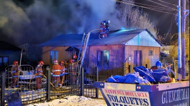 Principio de incendio en una vivienda