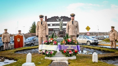 El municipio acompañó el homenaje al prefecto Luis Pedro Fique