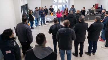 Visita al nuevo Centro Provincial de Rehabilitación antes de su inauguración