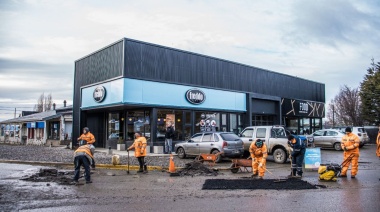 Continúan los trabajos de bacheo en la trama vial en diferentes sectores de la ciudad