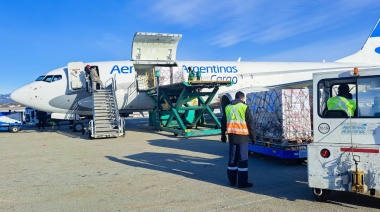 Primer avión carguero a Ushuaia abre nuevas oportunidades en la logística antártica