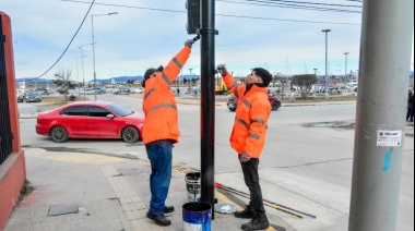 La Municipalidad realiza tareas de puesta en valor en distintos sectores de la ciudad