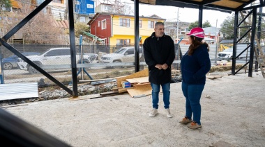 Castillo y López Silva recorrieron la obra del nuevo Centro de Desarrollo Infantil