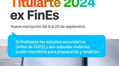 Nueva instancia de inscripciones para la terminalidad del secundario