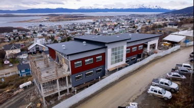 Avanza la obra del edificio nuevo de la escuela N°40 en Ushuaia