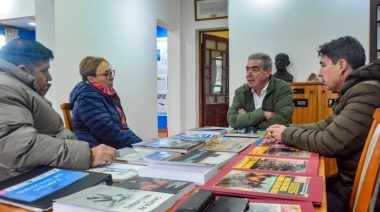 El Secretario de Malvinas recibió al Secretario de A.M.E.T