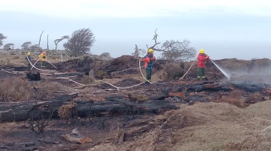 El incendio en estancia La Fueguina se encuentra extinguido