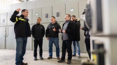 Gobierno recorrió junto a la comitiva del CAF el predio donde se construirá la nueva usina eléctrica en Ushuaia