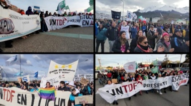 Tierra del Fuego marchó en defensa del Sistema Universitario Nacional