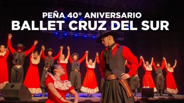 El Municipio acompañará la peña "40° Aniversario Ballet Cruz del Sur"