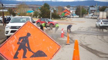 Ushuaia avanza con el plan de recuperación vial de la ciudad