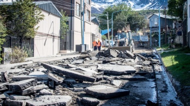 Comenzaron los trabajos en la calle Solis para su recuperación y repavimentación