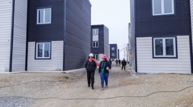 El IPVYH continúa la construcción de viviendas en Río Grande