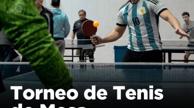 El venidero fin de semana se realizará un torneo de Tenis de Mesa organizado por el municipio