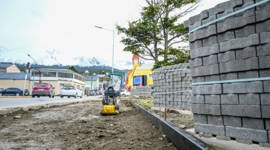 Avanza la construcción de veredas en la zona de avenida Maipú y Don Bosco