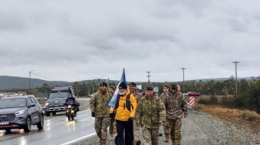 El Ejército escoltó a Tibaldi hasta Tolhuin