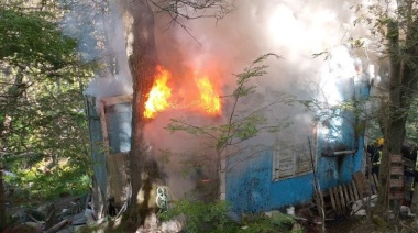 Se incendió una vivienda en Ushuaia