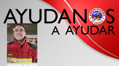 Lanzan campaña solidaria para ayudar a un bombero que debe afrontar una cirugía