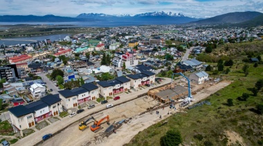 Vuoto recorrió la obra del hotel Ibis Ushuaia