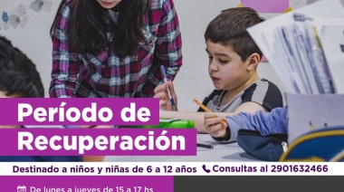 La Municipalidad realizará el período de recuperación del programa socio-educativo "Filomena Grasso"