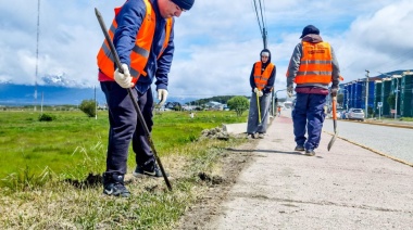 El Municipio pone en valor la avenida Yrigoyen