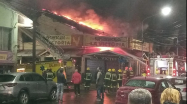 Quedó imputado el sospechoso de incendiar el supermercado La Victoria