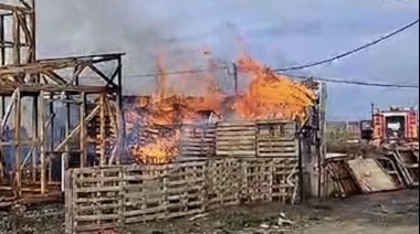 Una familia lo perdió todo en un incendio ocurrido en las chacras