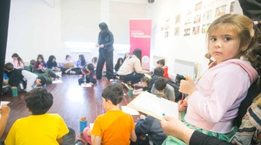 La Municipalidad conpartió el taller infantil "Arte en el Paisaje"