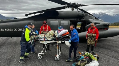 Tres escaladores hicieron cumbre en el Fitz Roy y fueron evacuados en helicóptero