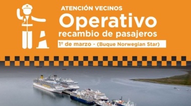 Crucero Norwegian Star: El Municipio informó el operativo de tránsito y seguridad vial en la avenida Maipú