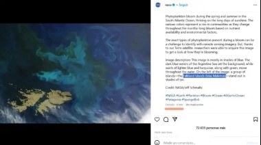 La NASA llamó "Falklands" a las Islas Malvinas y lo corrigió por los comentarios