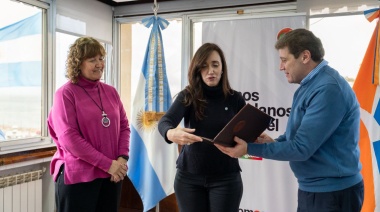 Melella recibió a la vicepresidente Victoria Villarruel
