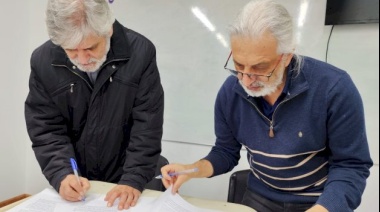 Filmus y el Rectorado de la UNTDF firmaron un plan de colaboración científica y académica
