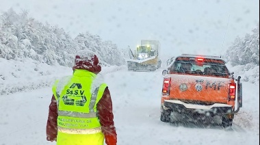 Conducir con precaución por posibles nevadas en zonas altas de la ruta Nacional N°3