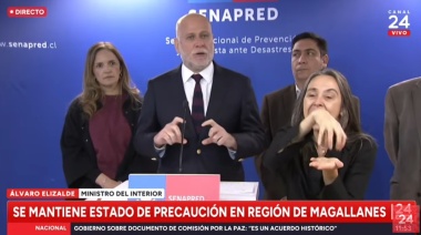 Ante la disminución de riesgo: Chile retira el estado de alerta roja a precaución