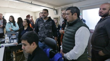 Vuoto encabezó el Comité de Emergencia en Ushuaia