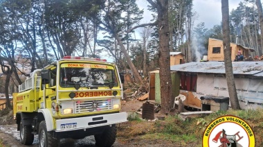 Principio de incendio Barrio Peniel 1