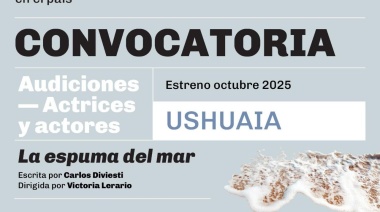 El Municipio y el teatro nacional Cervantes convocarán a audiciones a actores y actrices para la obra "La espuma del mar"
