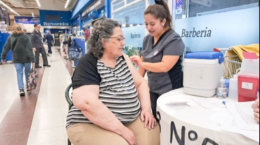 Se aplicaron más de 3000 dosis de vacunas en la provincia